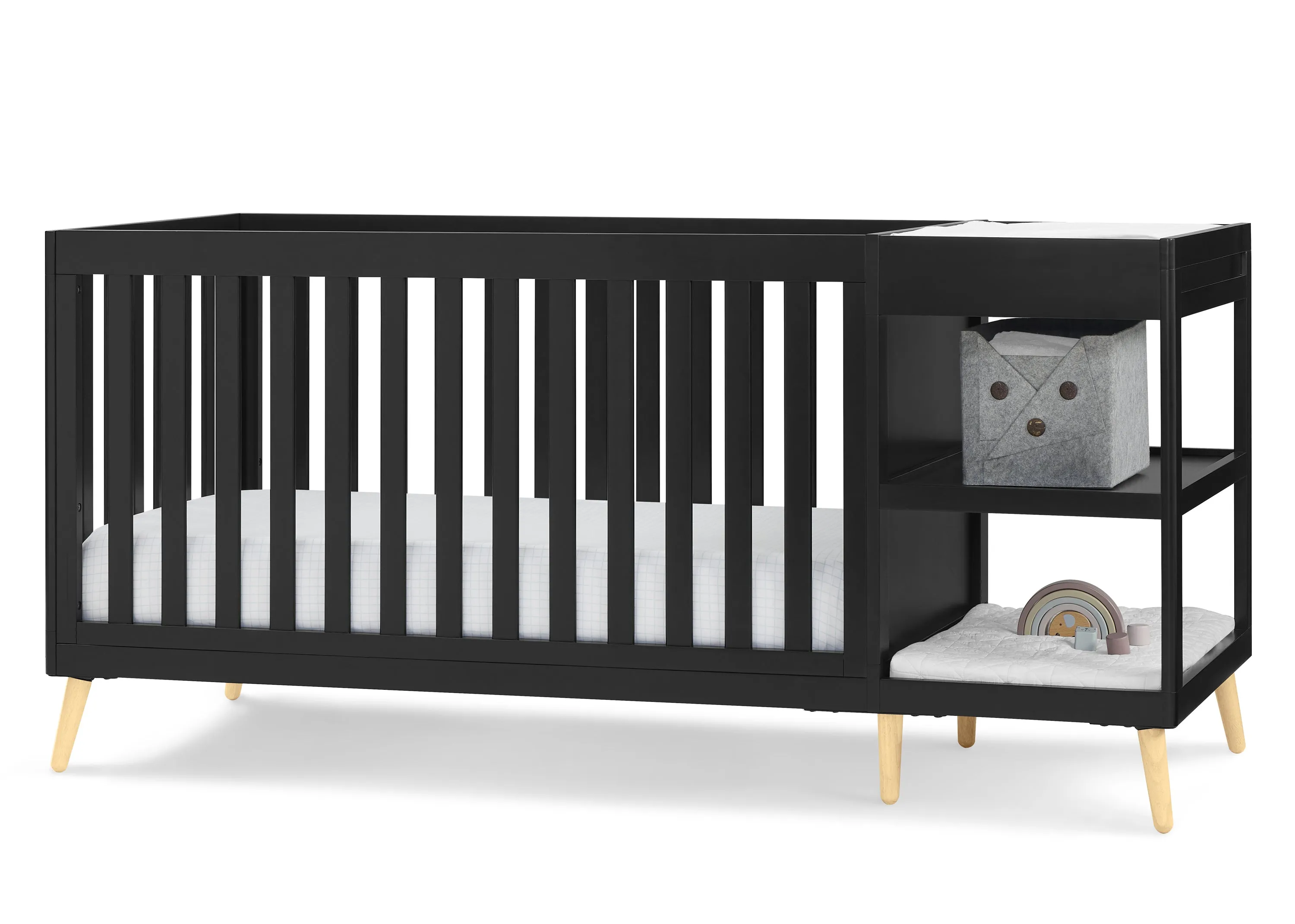 Essex 4-in-1 Convertible Crib and Changer