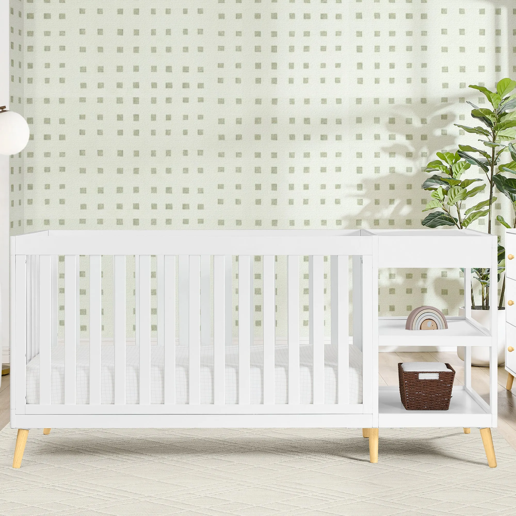 Essex 4-in-1 Convertible Crib and Changer