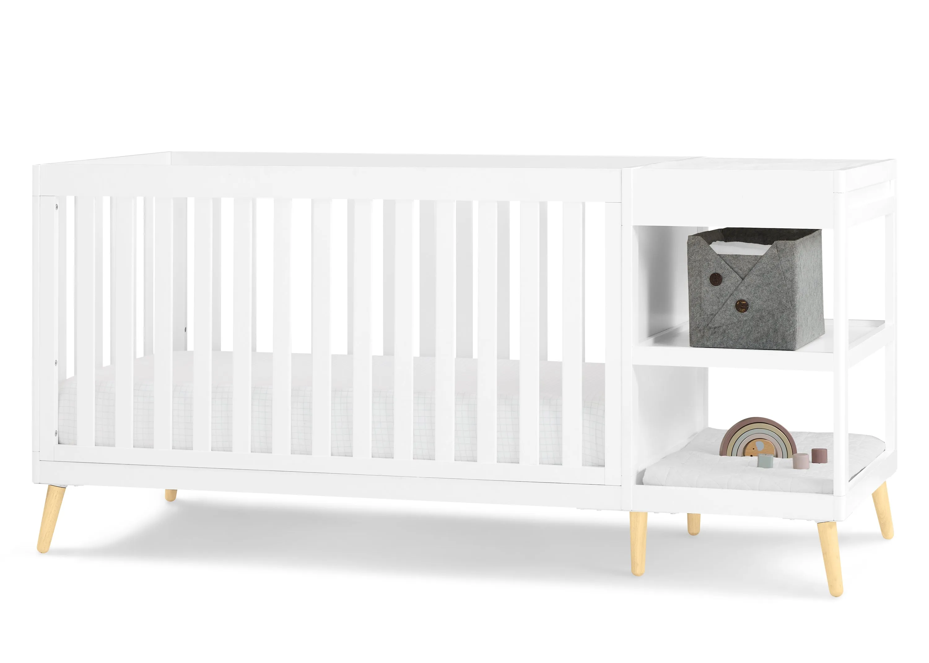 Essex 4-in-1 Convertible Crib and Changer