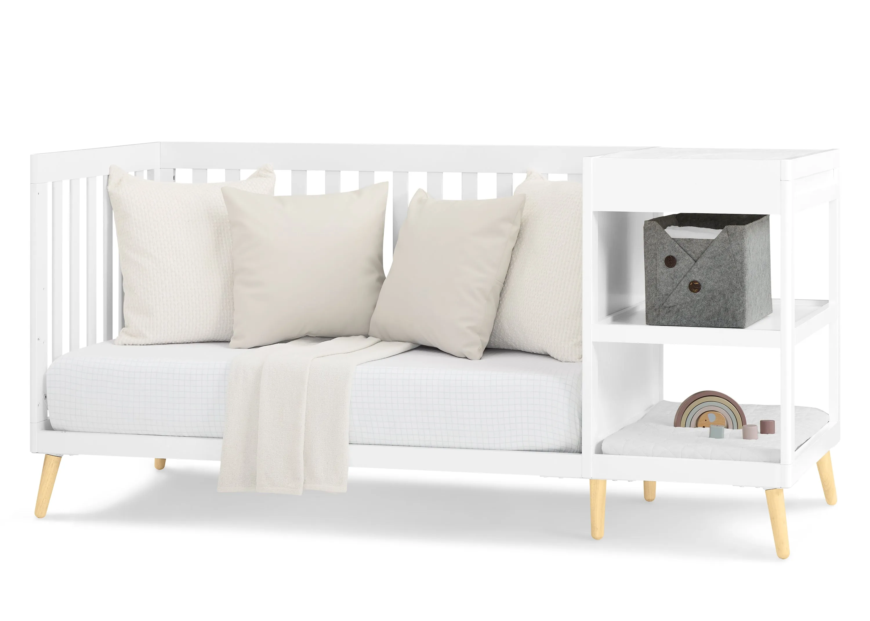 Essex 4-in-1 Convertible Crib and Changer