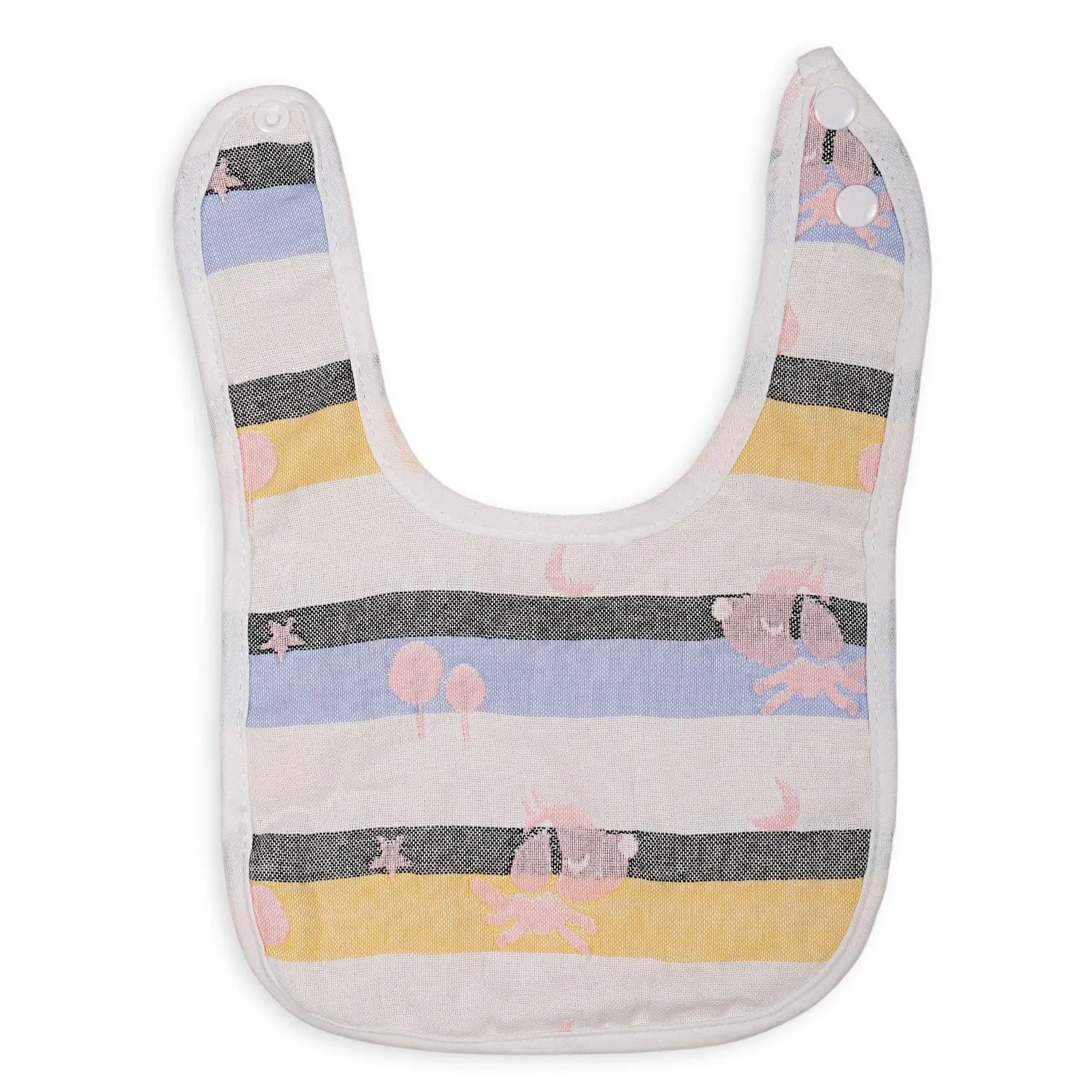 Feeding Bibs Pack Of 3 Star Multicolour