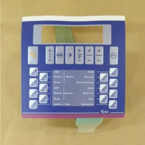 Foil Keyboard for Husqvarna Viking 530