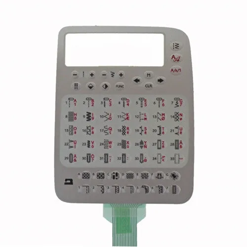 Foil Keyboard for Husqvarna Viking Platinum 750