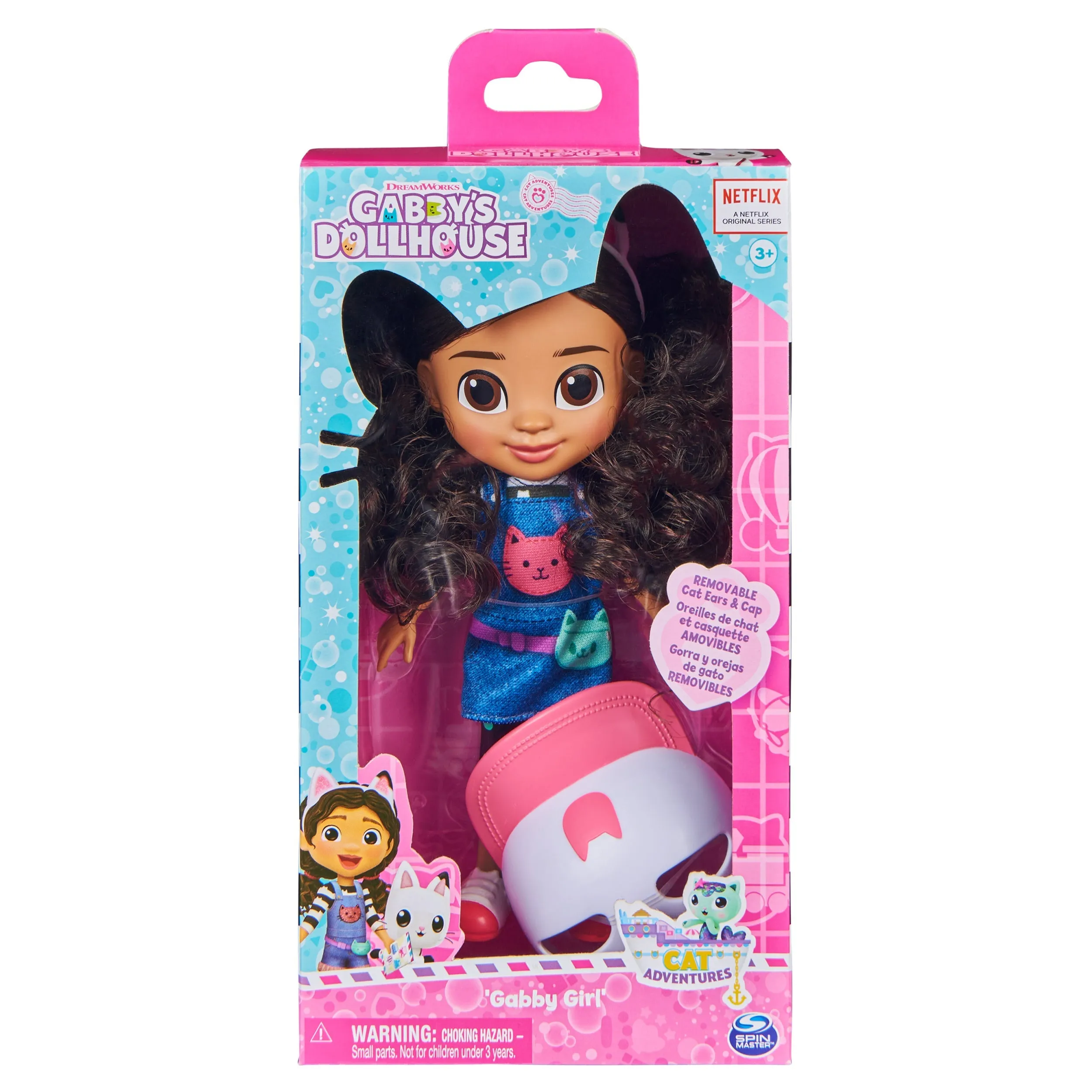 Gabby's Dollhouse, 8-inch Gabby Girl Doll (Travel Edition)