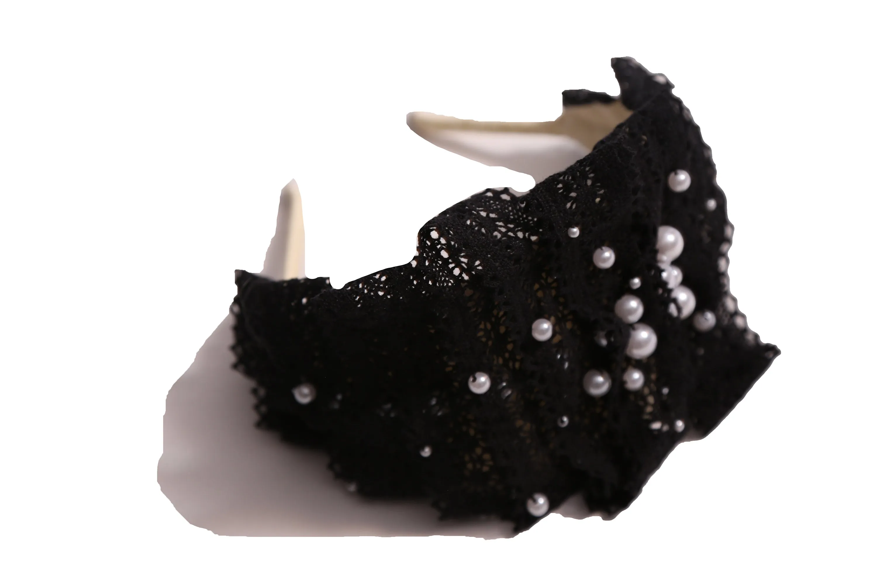 GAEL SCROLLED LACE TIARA