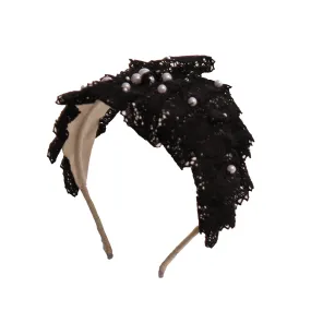 GAEL SCROLLED LACE TIARA