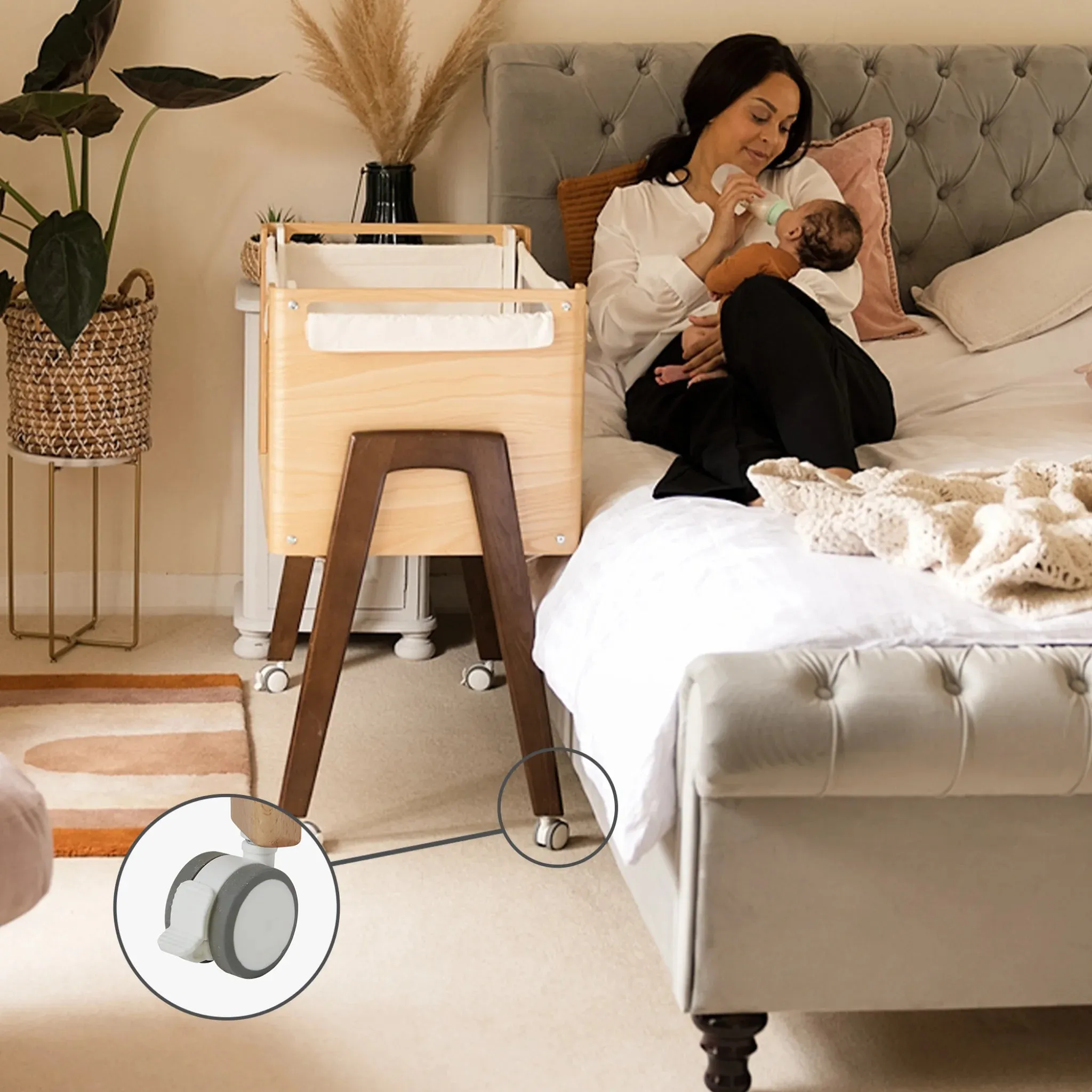 Gaia Baby | Hera Bedside Crib²