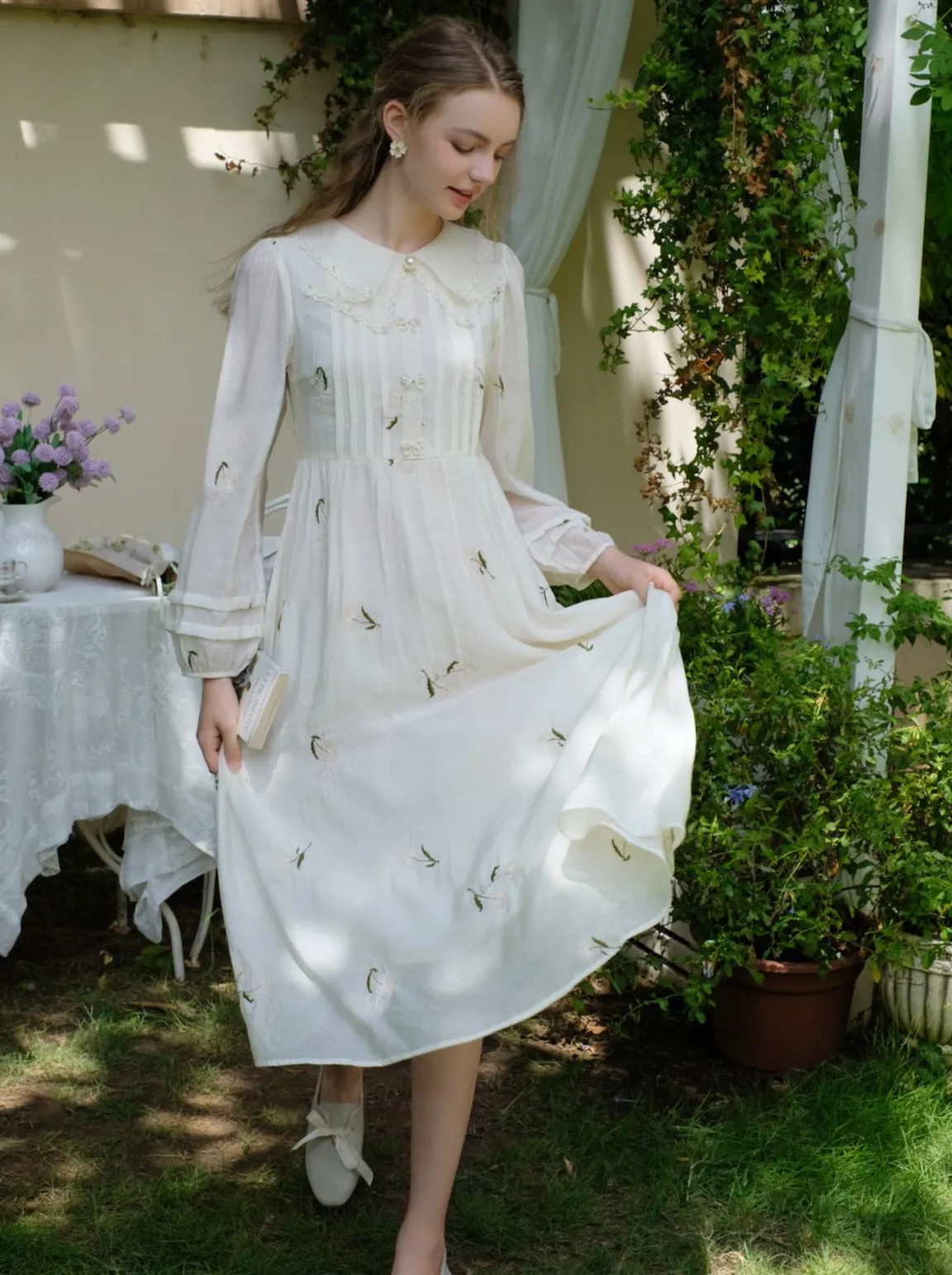 Gentle Baby Flower French Style Dress