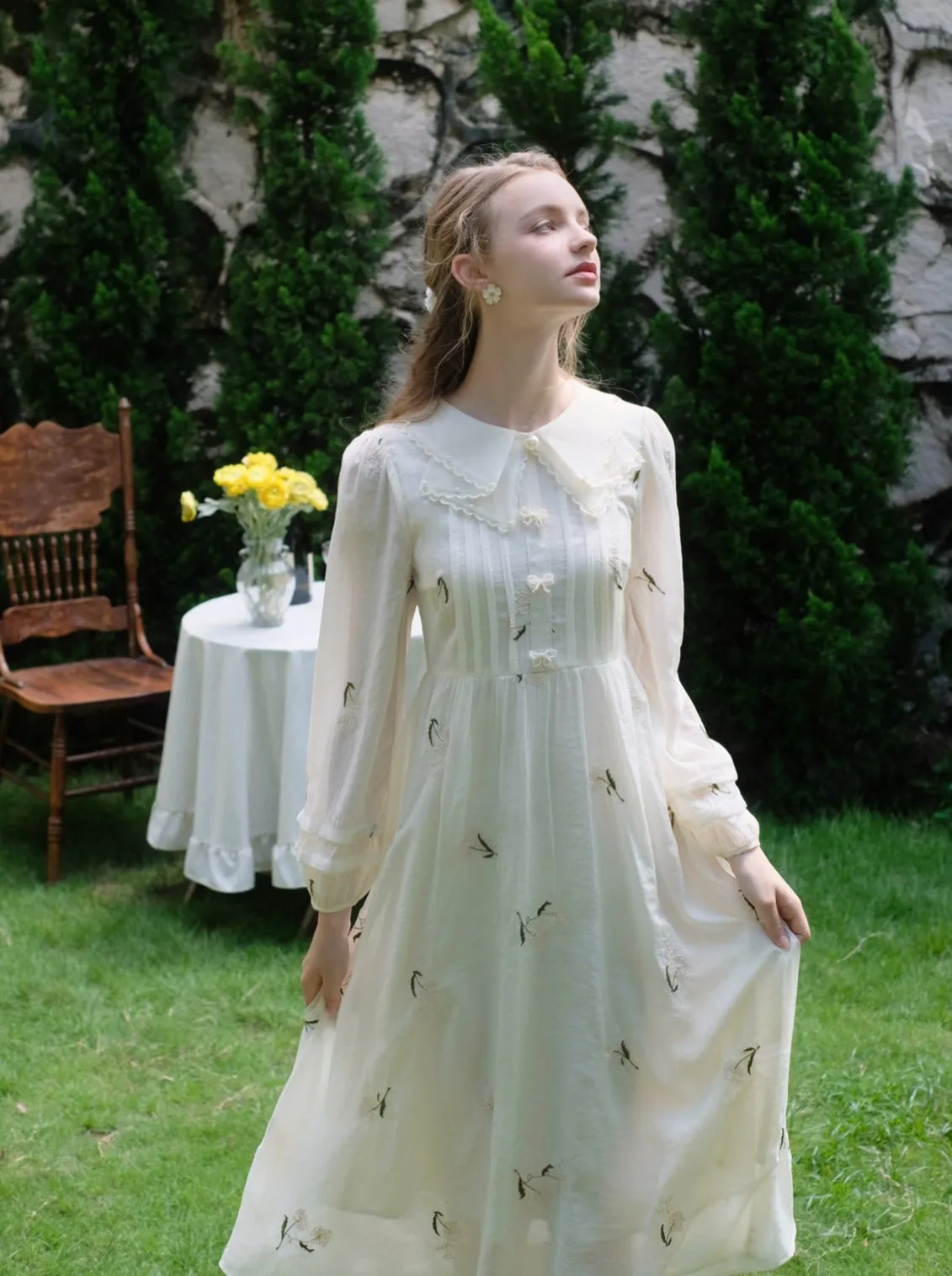 Gentle Baby Flower French Style Dress
