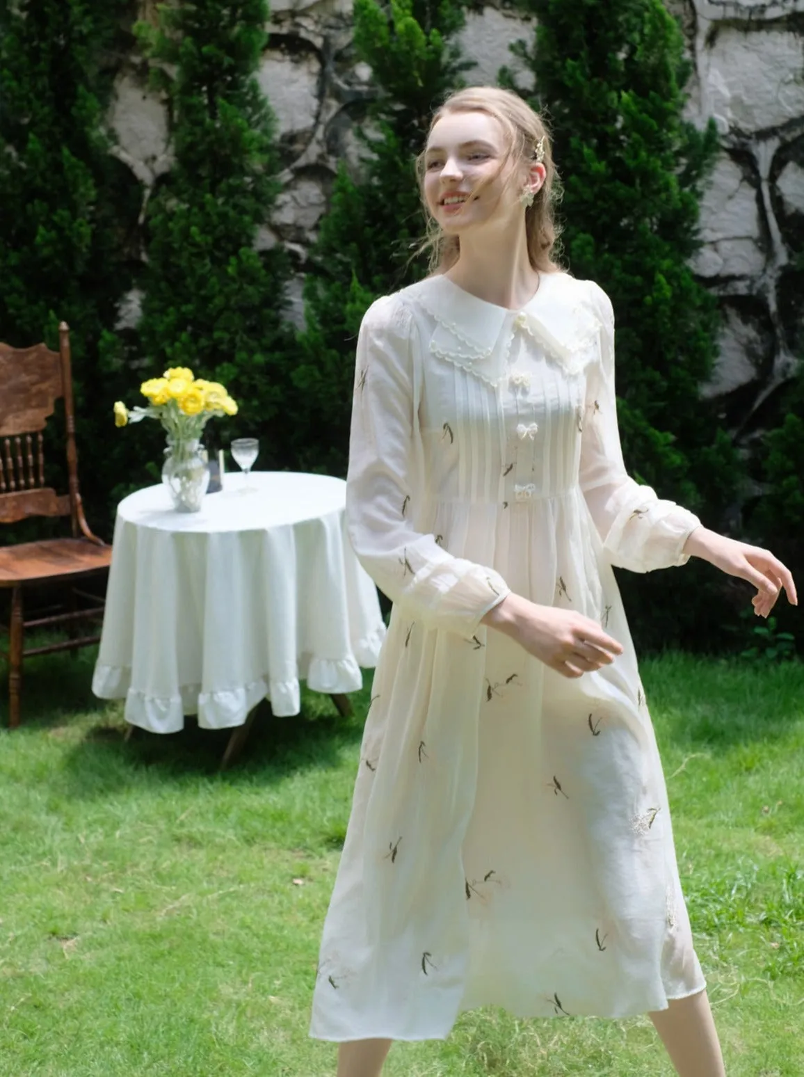 Gentle Baby Flower French Style Dress