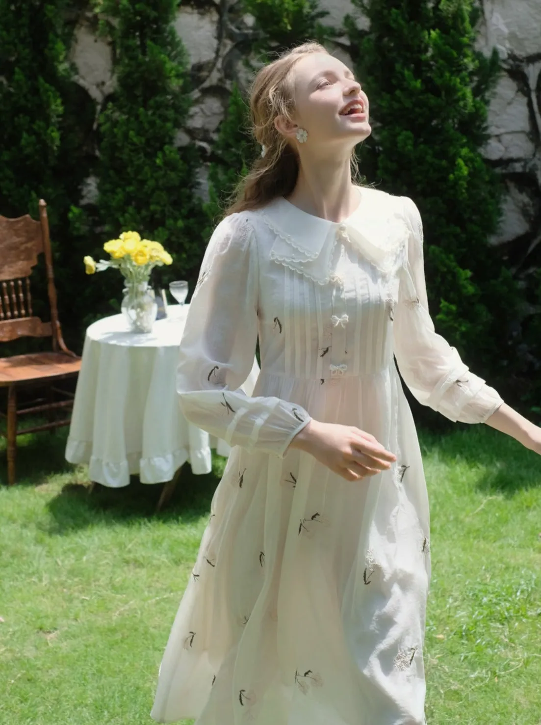 Gentle Baby Flower French Style Dress