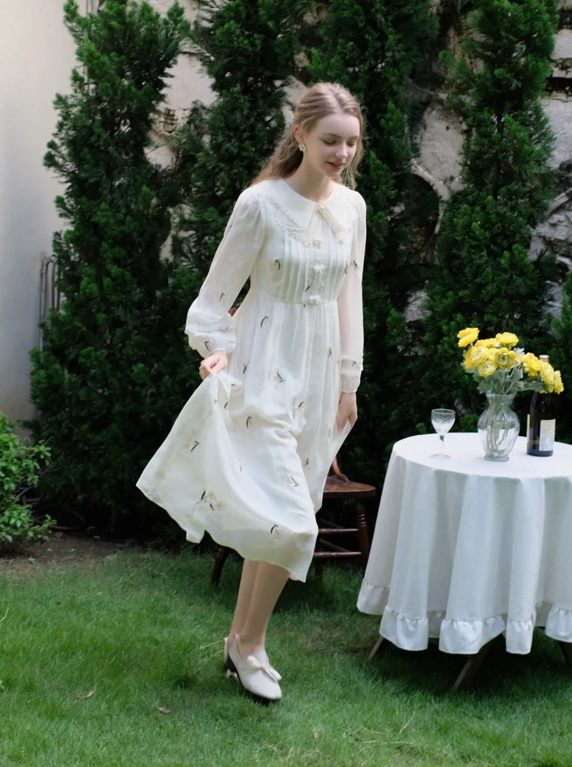 Gentle Baby Flower French Style Dress