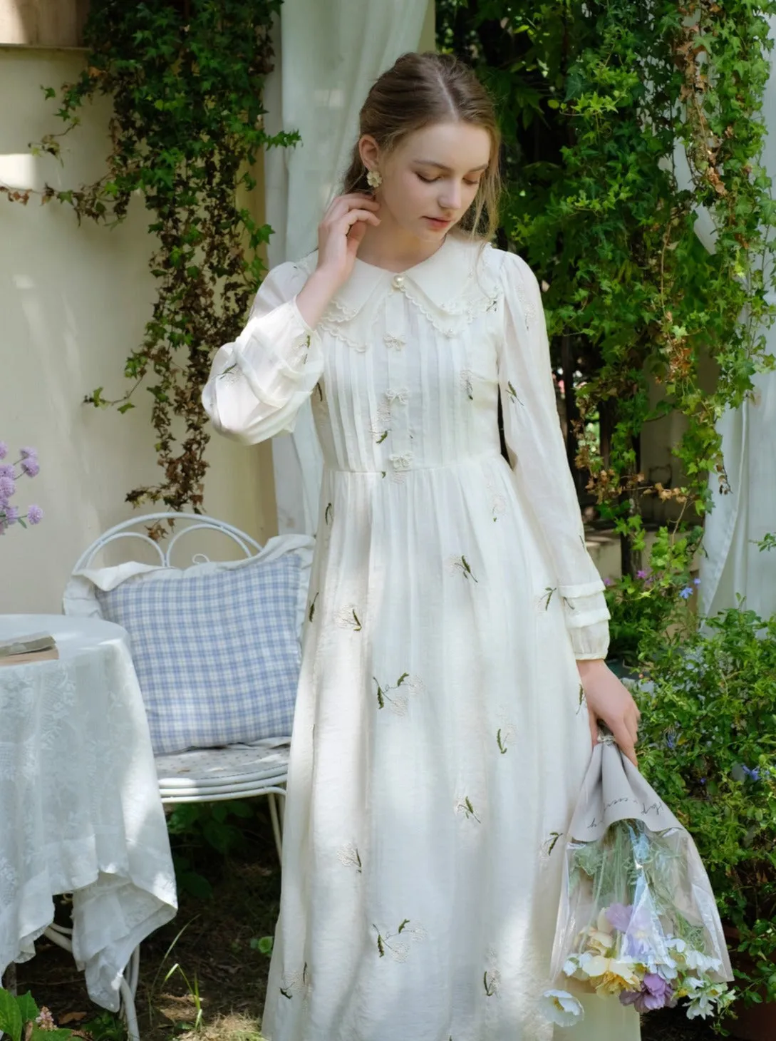Gentle Baby Flower French Style Dress