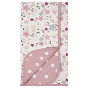 Gerber® Organic Girls Flowers Reversible Blanket