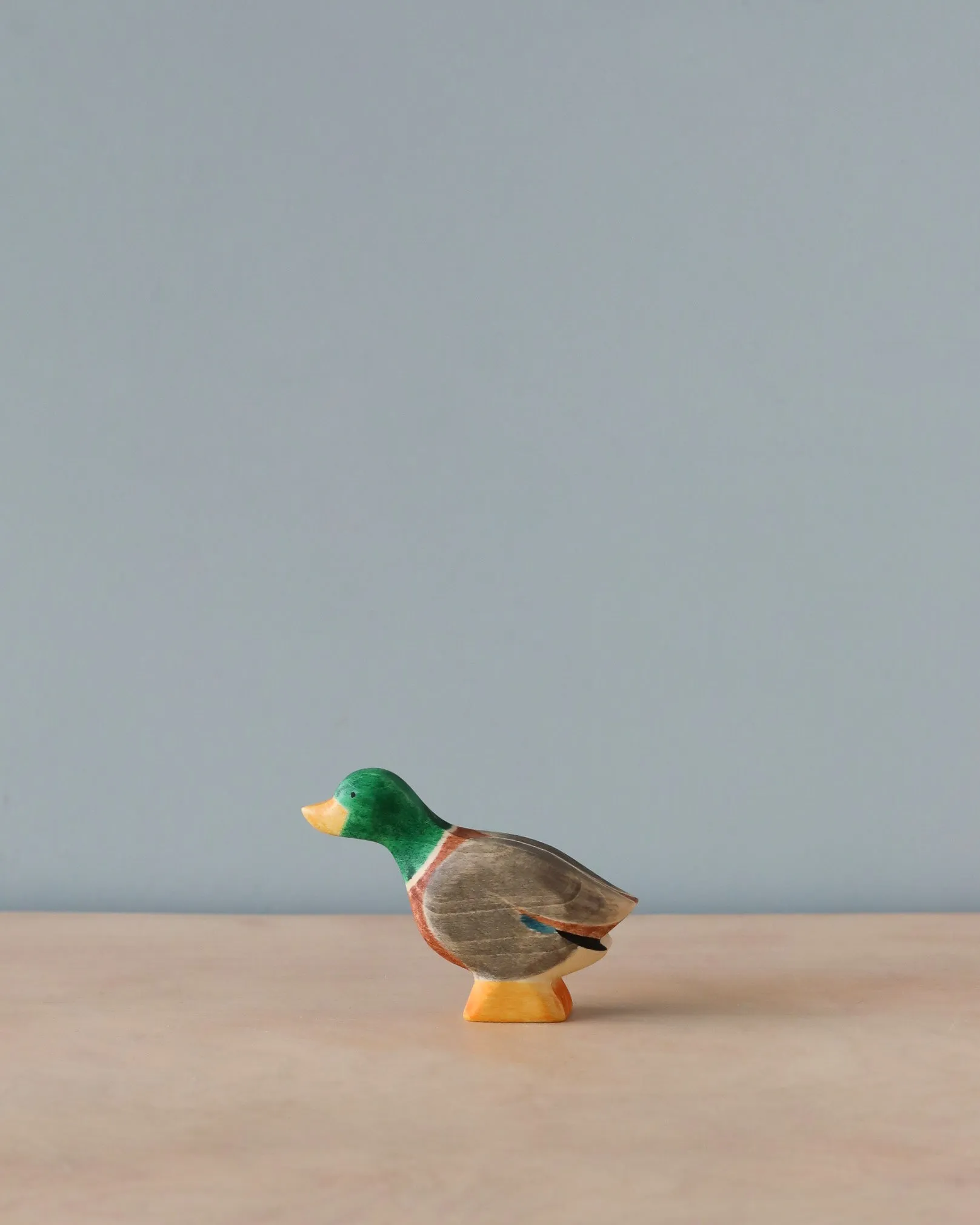 Handmade Holzwald Male Duck - Stretched