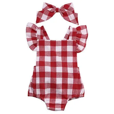 Infant Baby Kids Girl Clothes Romper Jumpsuit Playsuit Outfits Sunsuit