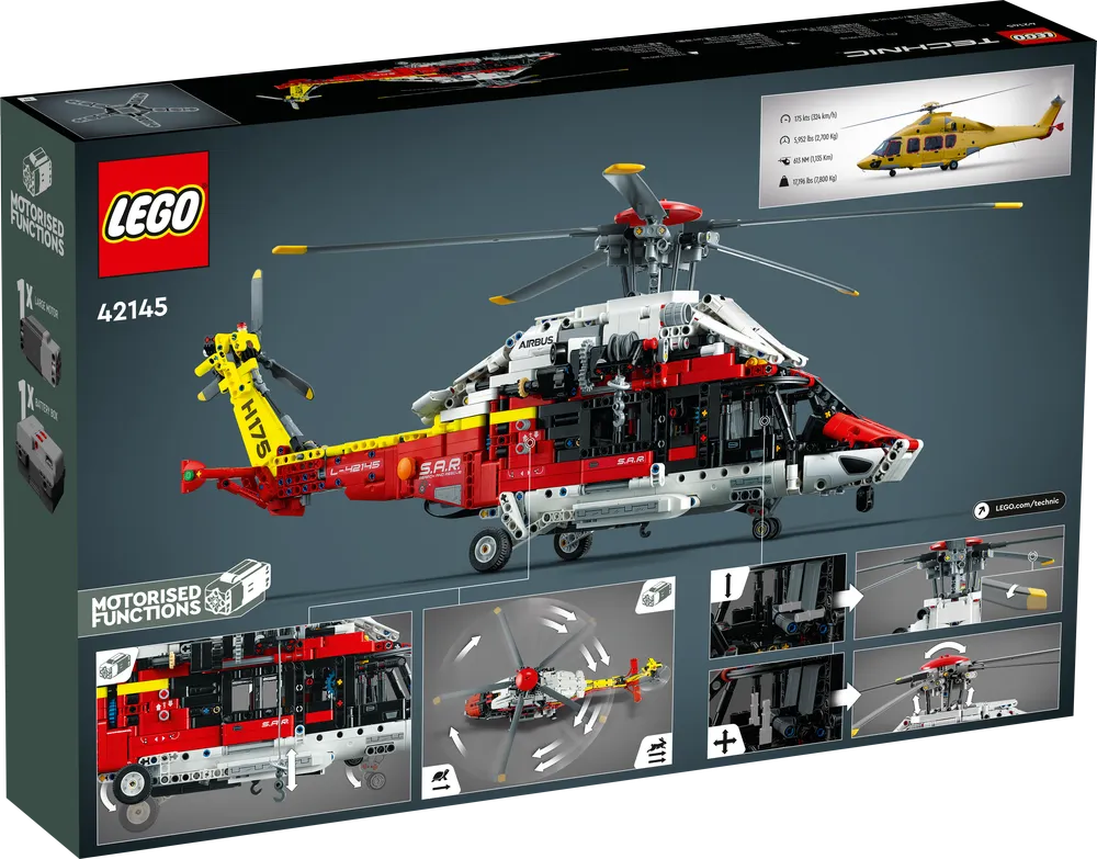 LEGO 42145 Technic Airbus H175 Rescue Helicopter