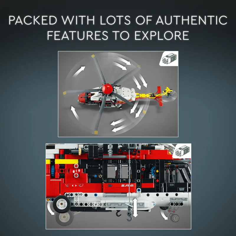 LEGO 42145 Technic Airbus H175 Rescue Helicopter