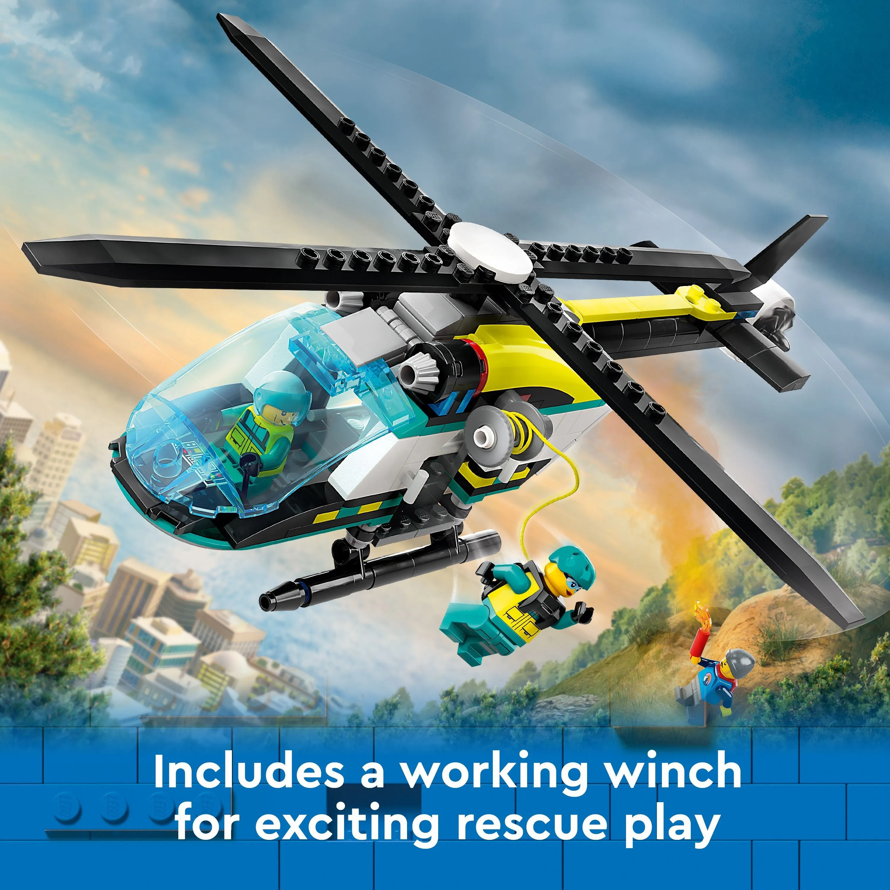 LEGO 60405 City Emergency Rescue Helicopter