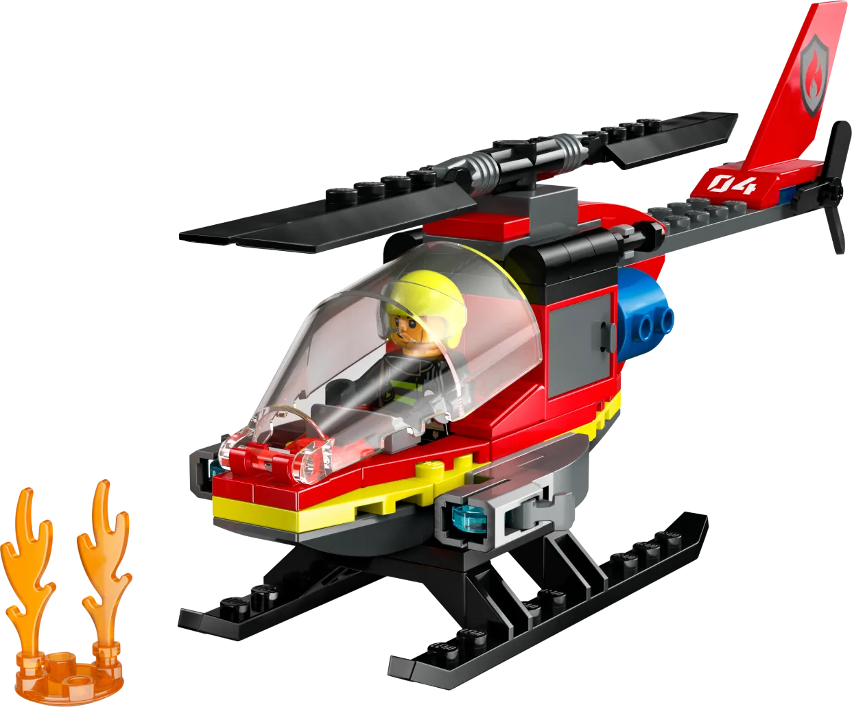 LEGO 60411 City Fire Rescue Helicopter