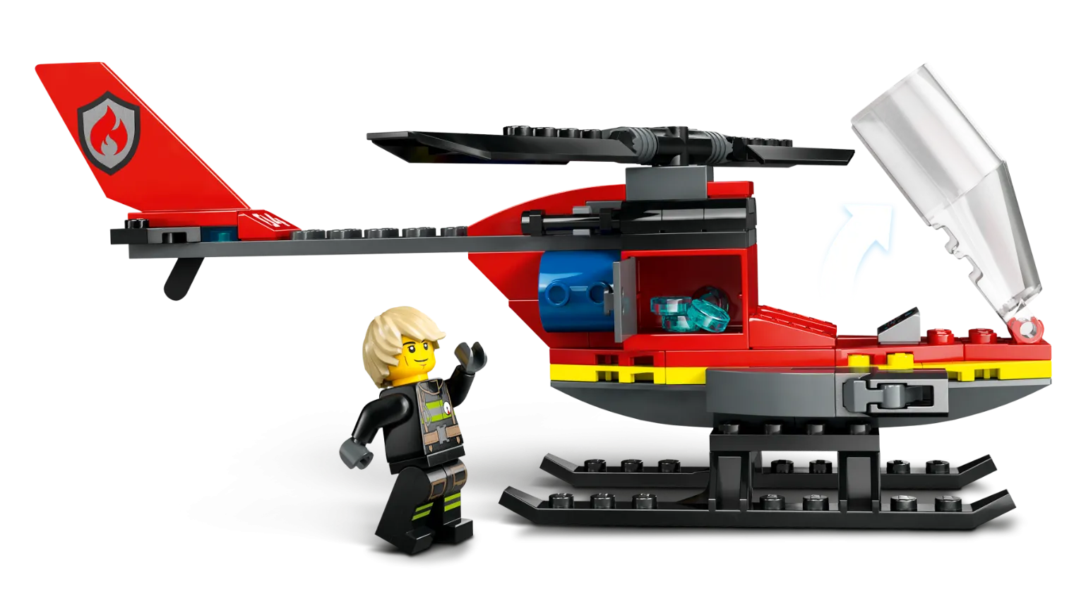 LEGO 60411 City Fire Rescue Helicopter