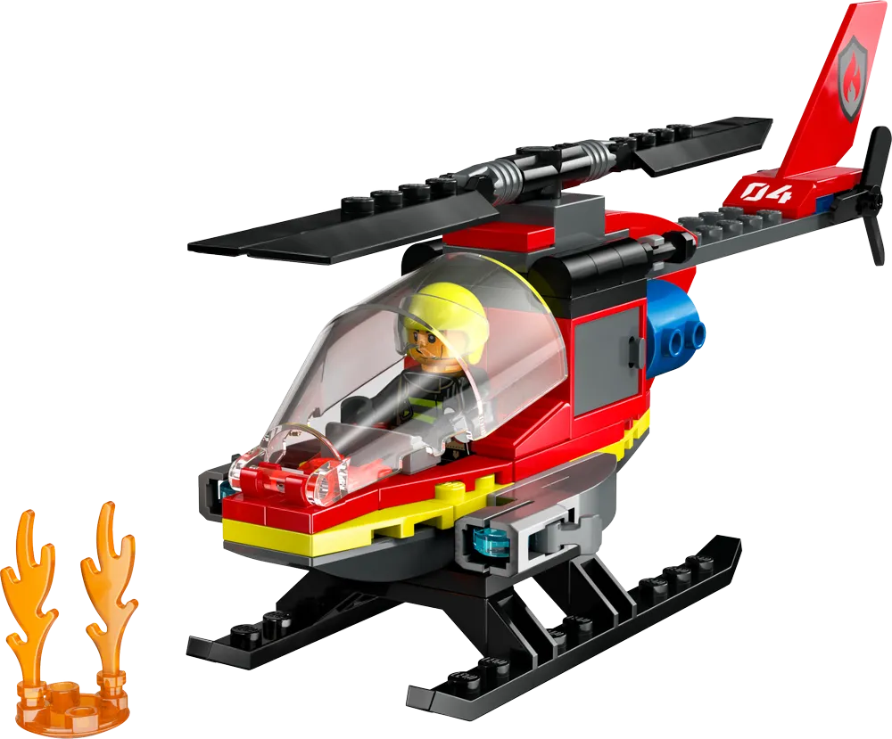 LEGO CITY Fire Rescue Helicopter 60411