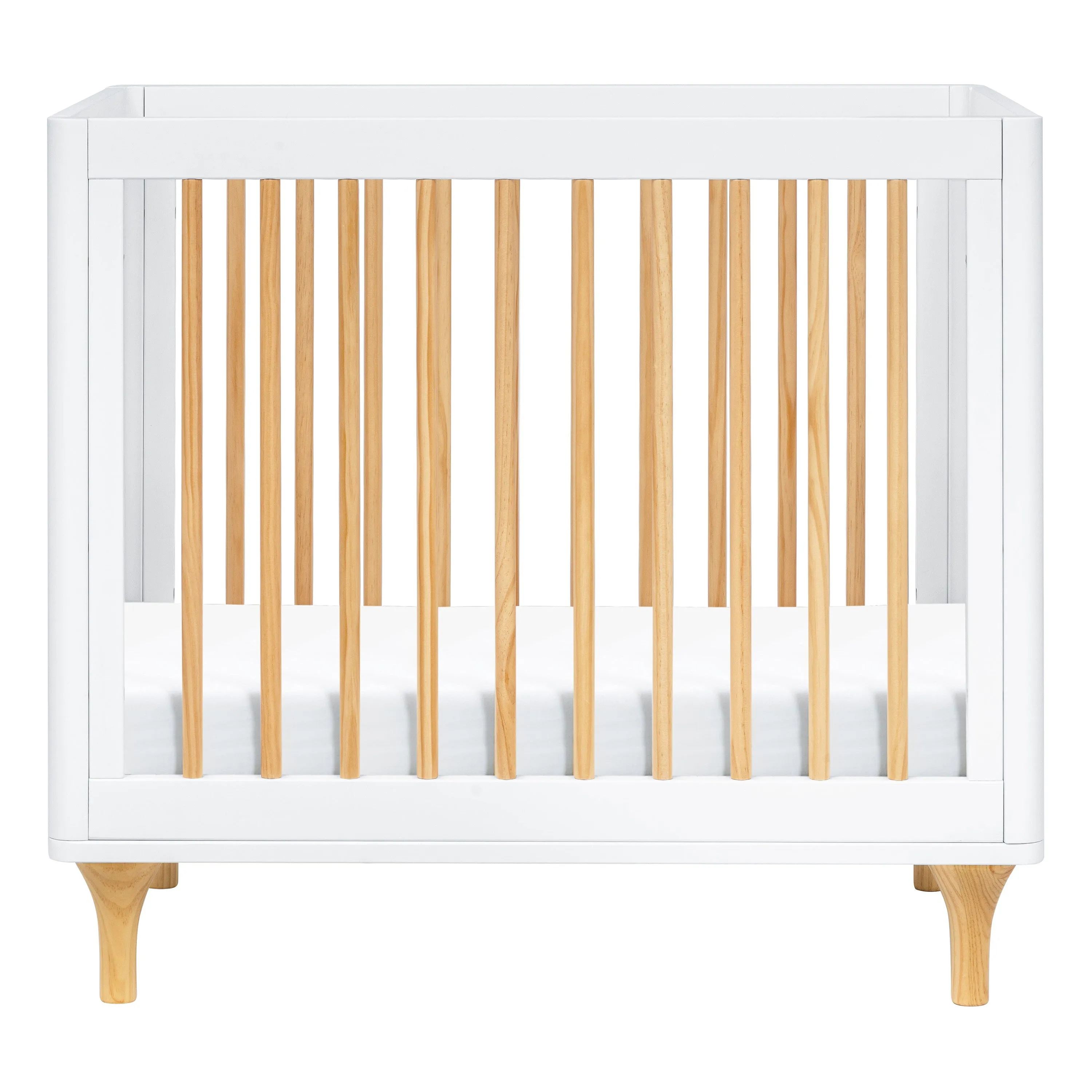Lolly 4-in-1 Convertible Mini Crib and Twin Bed with Toddler Bed Conversion Kit