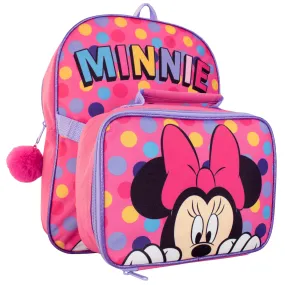 Minnie Mouse Backpack and Lunch Bag Set