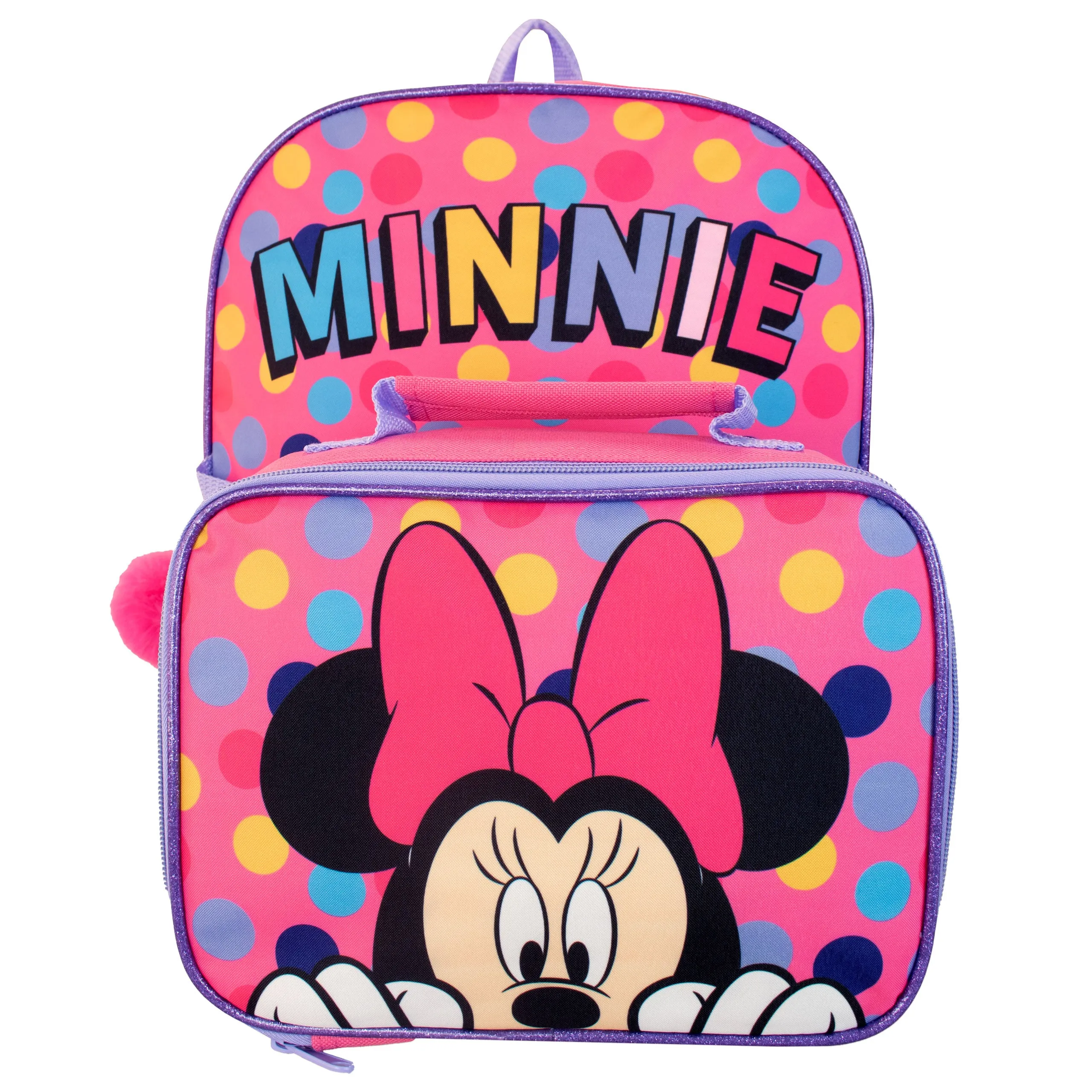 Minnie Mouse Backpack and Lunch Bag Set