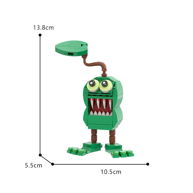 MOC Enlightenment Small Building Block Cute Monster Choir Small Set My Singing Monster