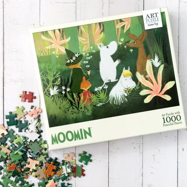 Moomin Art Puzzle 1000 Pieces Enchanted Forest