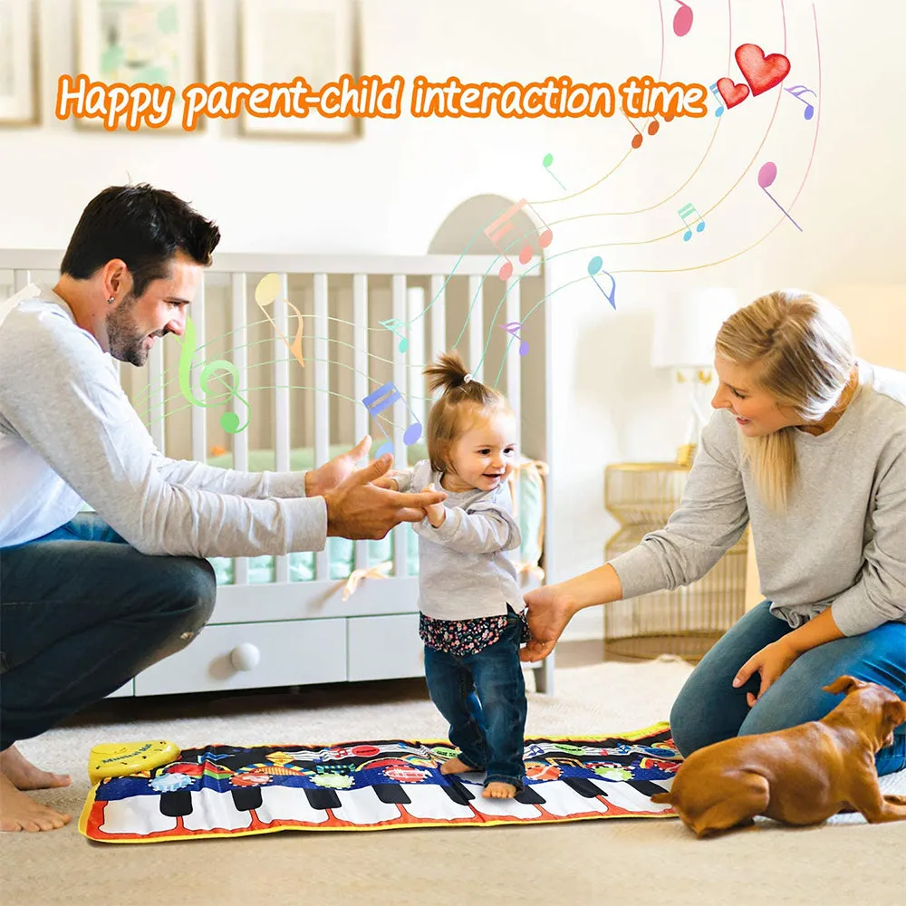 Musical Piano Mat Keyboard Music and Dance Mat- Battery Operated