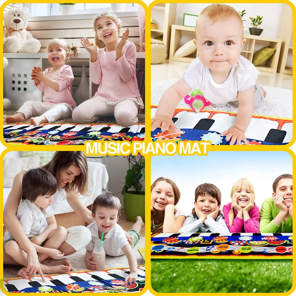 Musical Piano Mat Keyboard Music and Dance Mat- Battery Operated