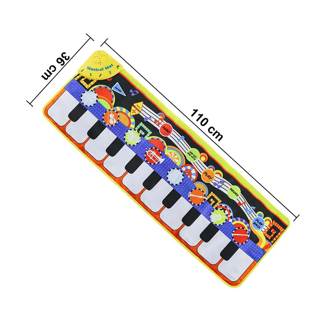 Musical Piano Mat Keyboard Music and Dance Mat- Battery Operated
