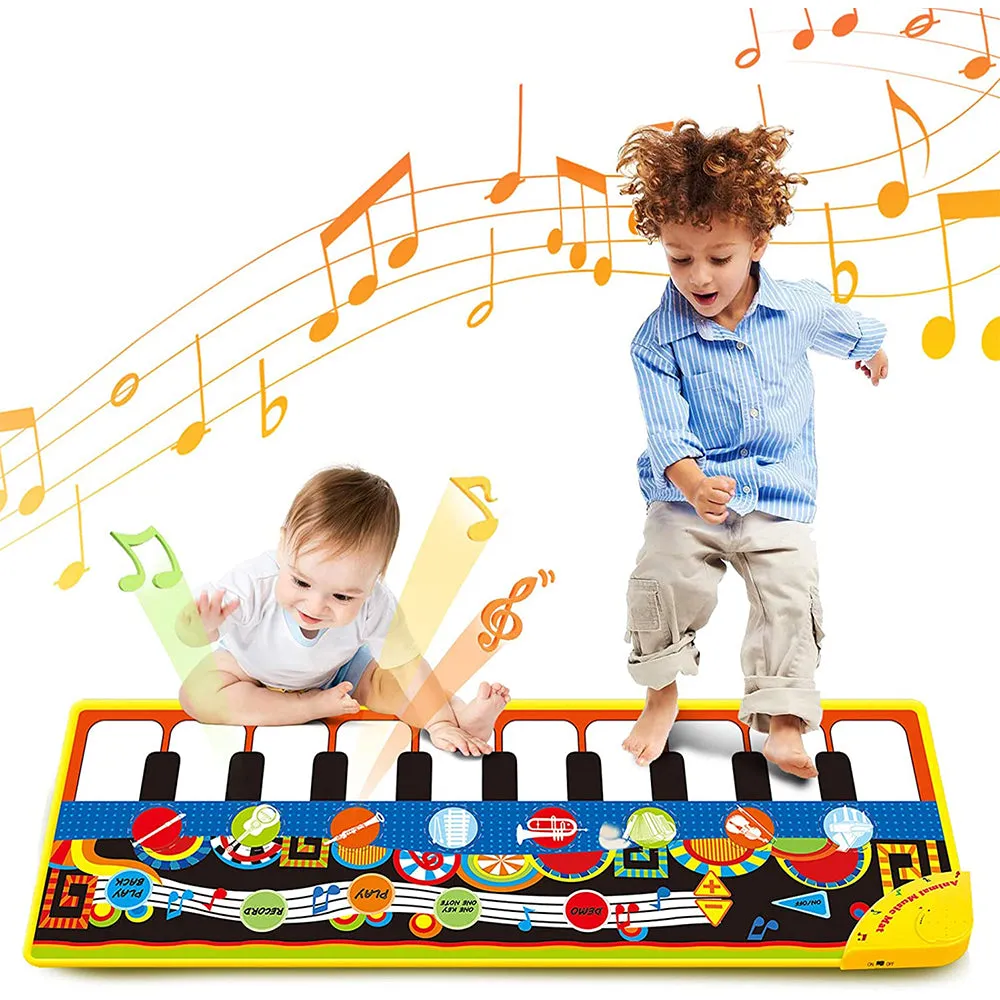 Musical Piano Mat Keyboard Music and Dance Mat- Battery Operated