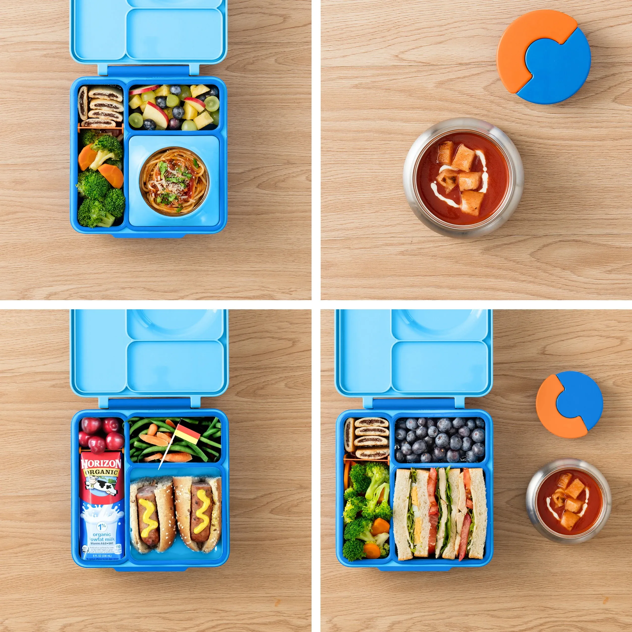 OmieBox Thermal Lunchbox - BLUE SKY V2