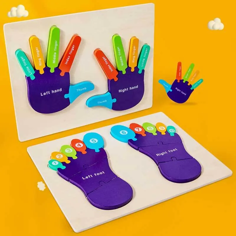 Palm/Foot Cognitive Puzzle