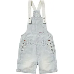 Pepe Jeans Teen Girls Pitch Overalls Hickory Denim