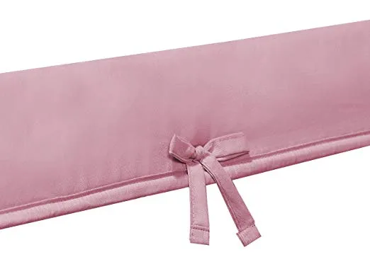 Pink Crib Rail Guard - 2 Piece