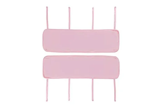Pink Crib Rail Guard - 2 Piece