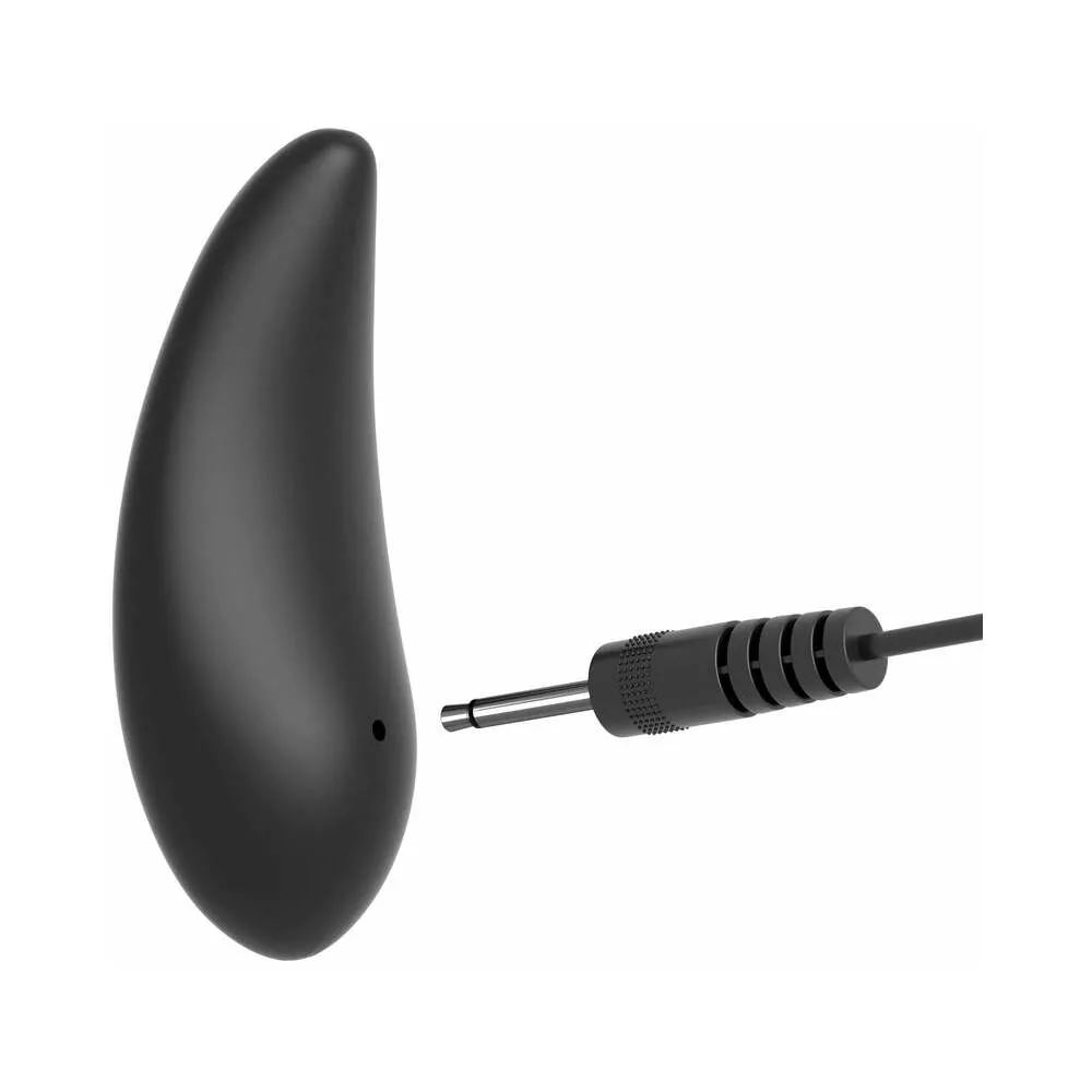Pipedream Anal Fantasy Collection Vibrating Remote Control Silicone Plug Black