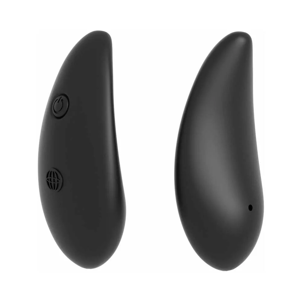 Pipedream Anal Fantasy Collection Vibrating Remote Control Silicone Plug Black
