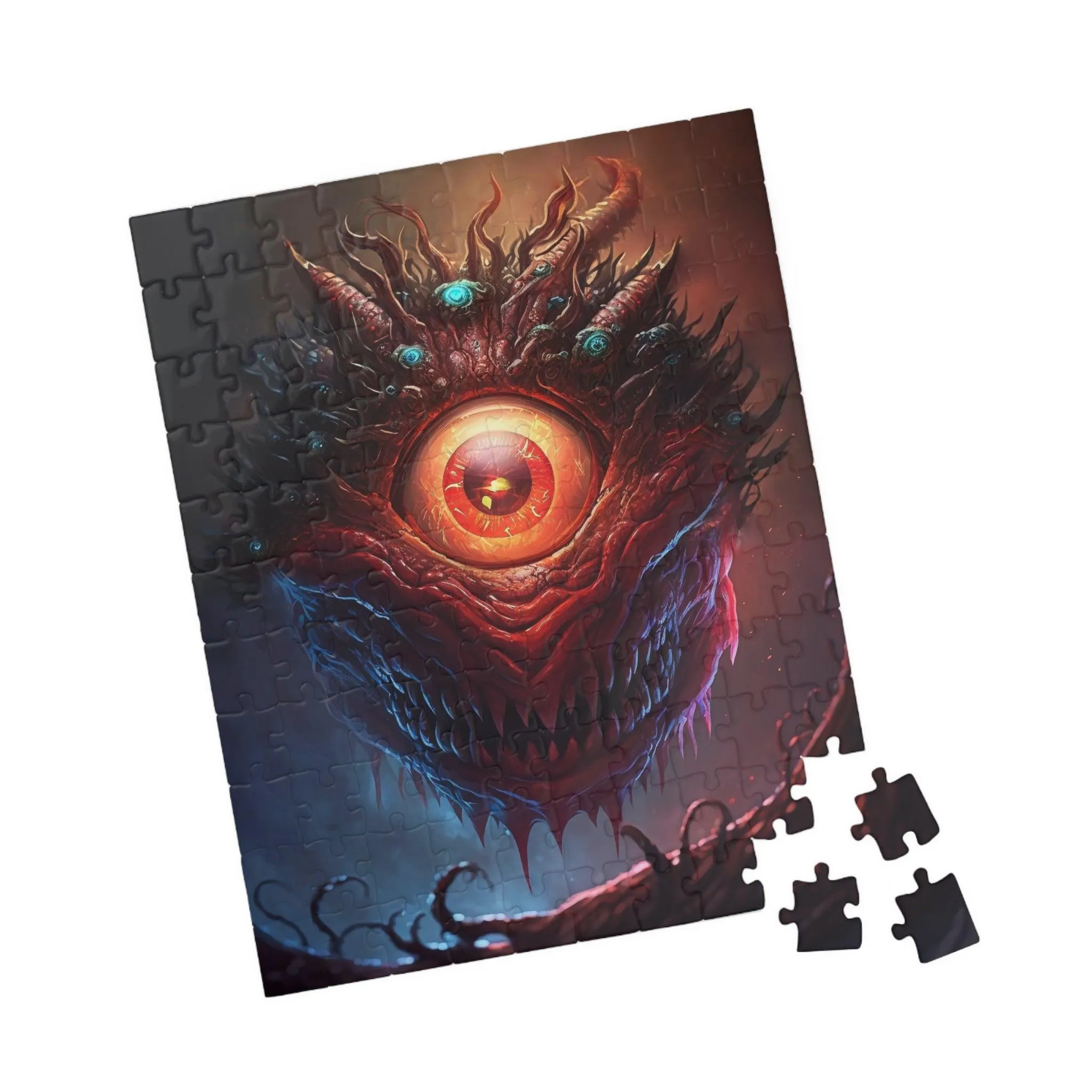 Puzzle, One Eyed Monster (110, 252, 500-piece) - DnD, RPG, Tabletop, Beholder