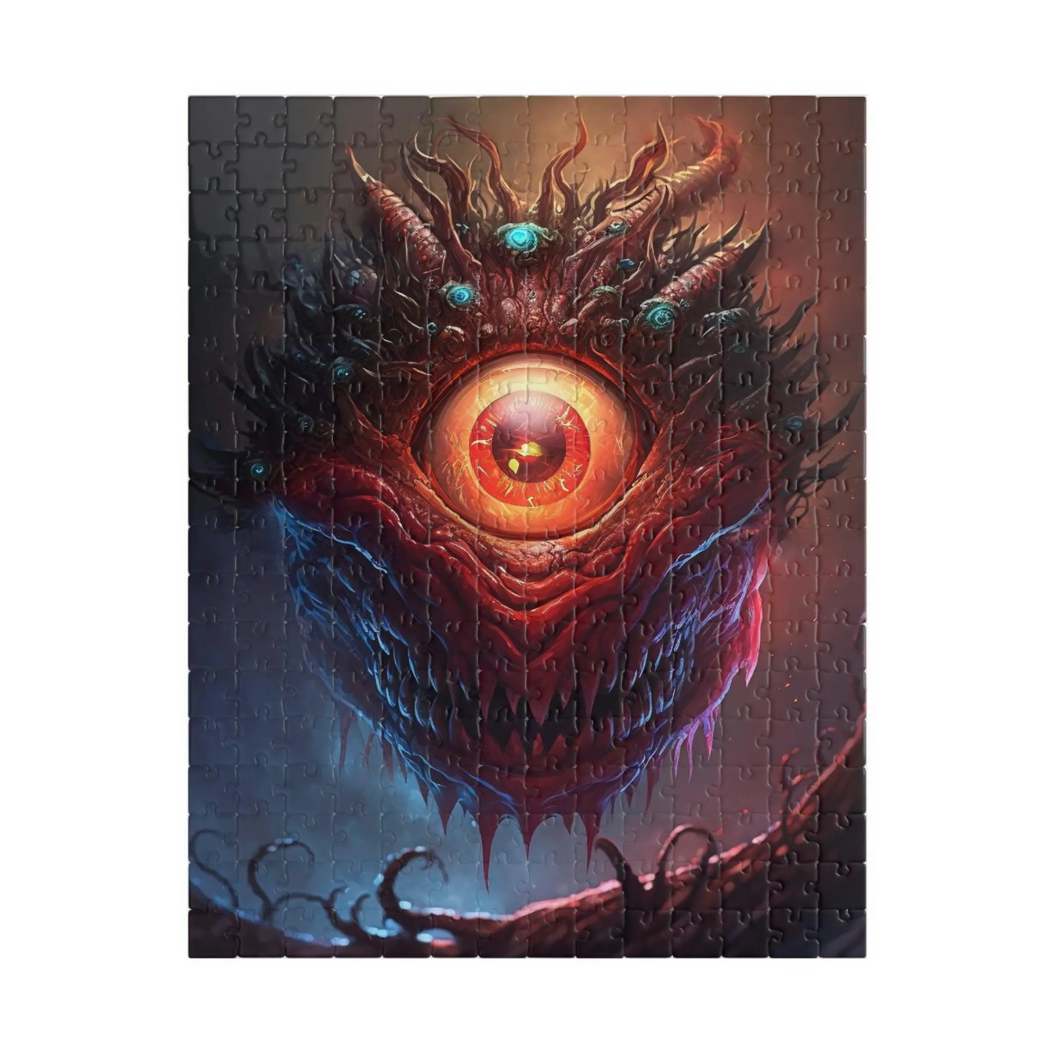 Puzzle, One Eyed Monster (110, 252, 500-piece) - DnD, RPG, Tabletop, Beholder