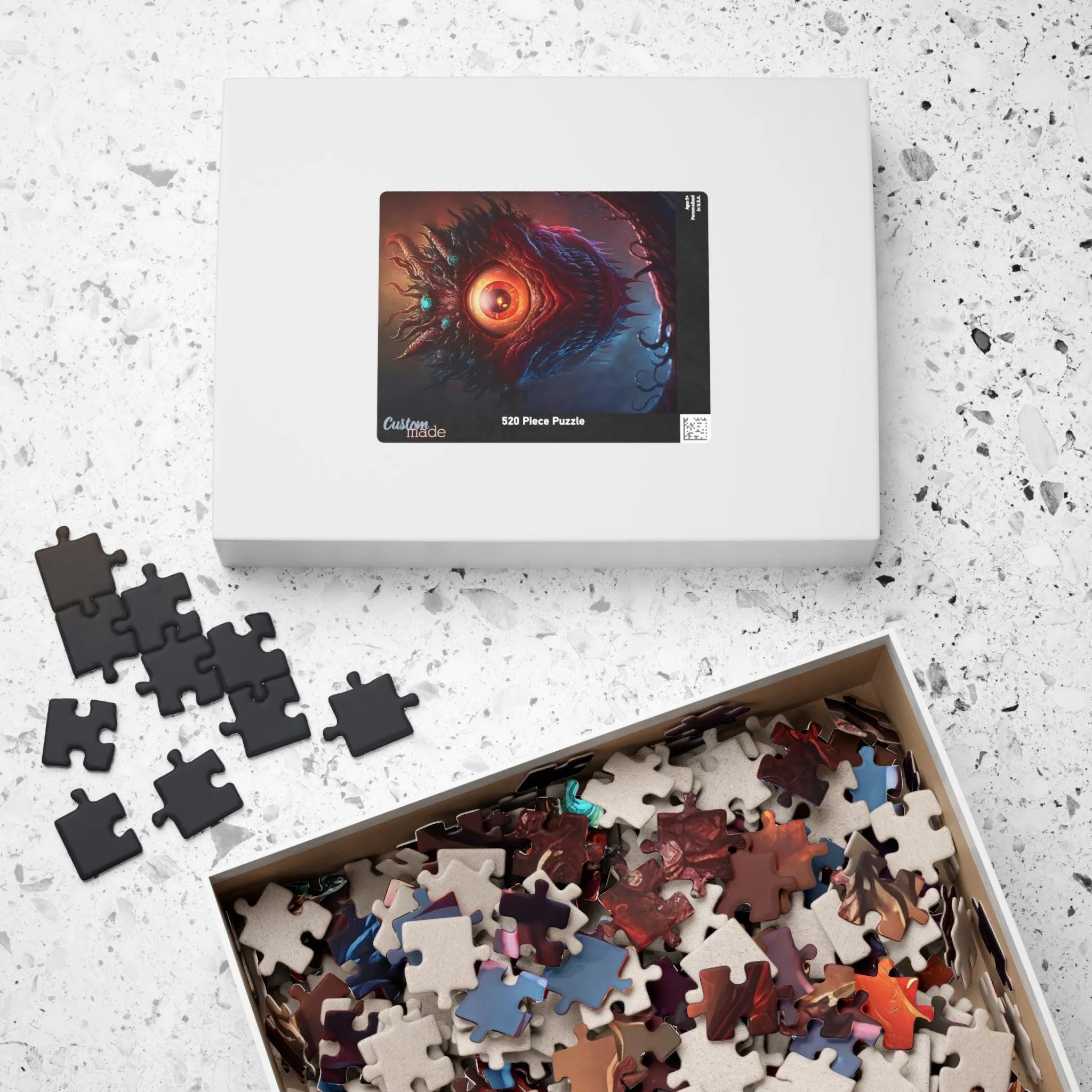 Puzzle, One Eyed Monster (110, 252, 500-piece) - DnD, RPG, Tabletop, Beholder