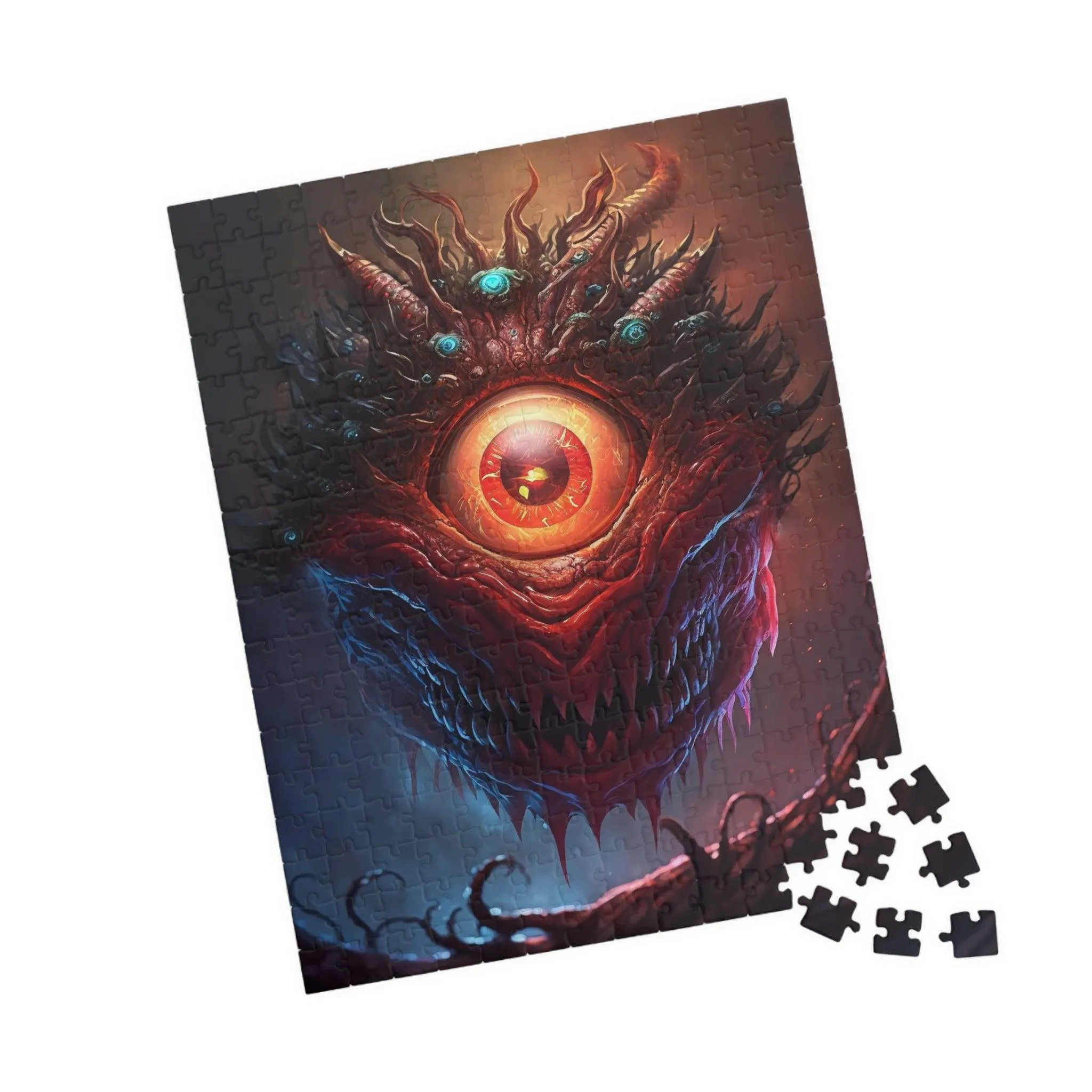 Puzzle, One Eyed Monster (110, 252, 500-piece) - DnD, RPG, Tabletop, Beholder
