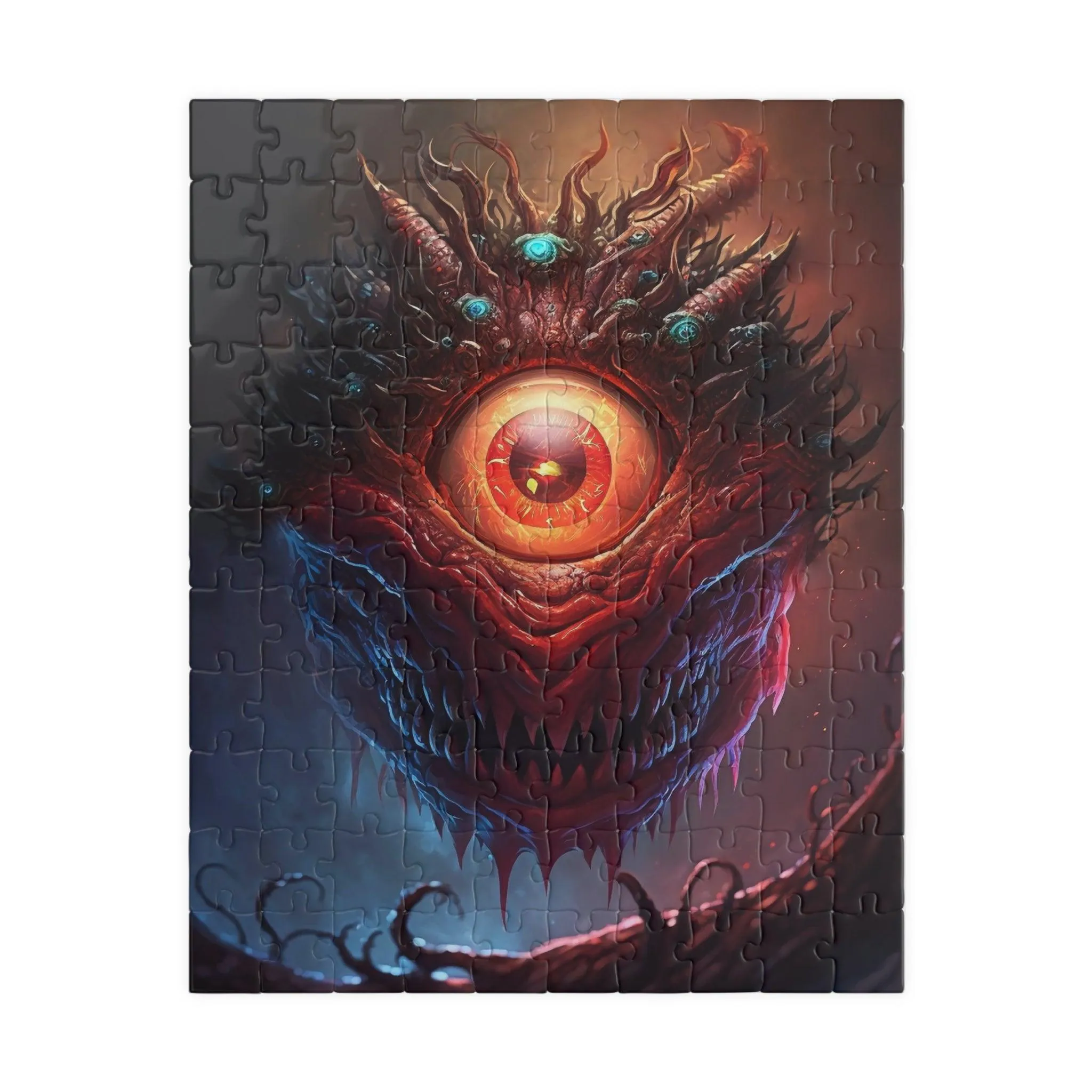 Puzzle, One Eyed Monster (110, 252, 500-piece) - DnD, RPG, Tabletop, Beholder