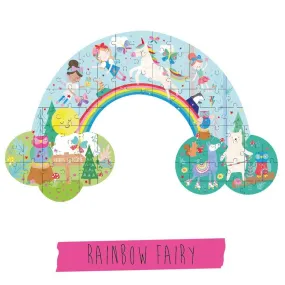 Rainbow Fairy Shaped 80 Piece Puzzle