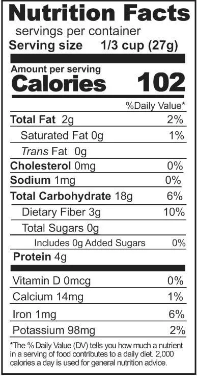Rainy Day Foods Quick Rolled Oats 40 oz #10 Can - 42 Servings