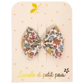Ribbon bow clip - Liberty Ava autumn
